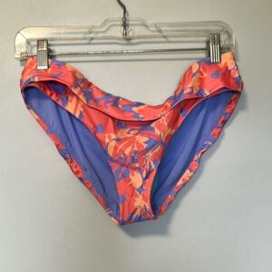 NWT Prana Vibrant Floral Bikini Bottom M